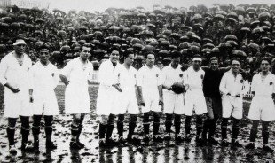El equipo del Real Madrid  en 1929